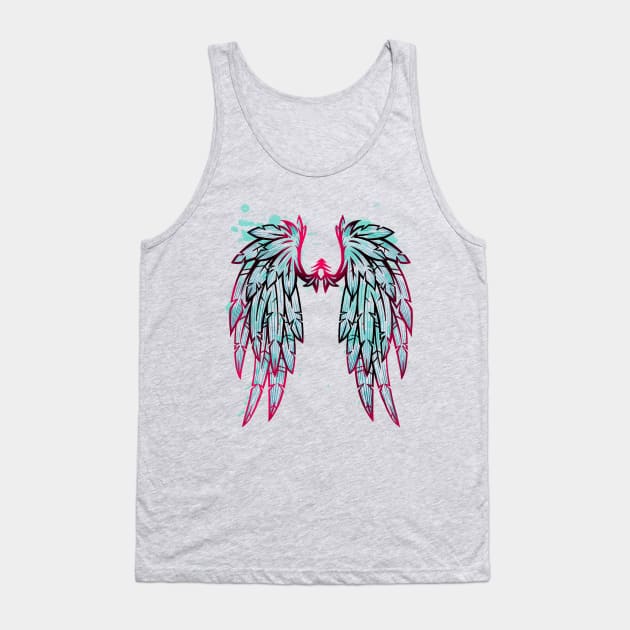 Wings Tank Top by Heksiah